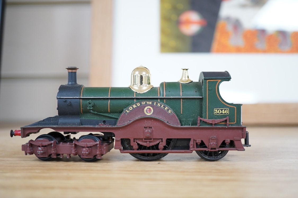 Three part-built 0 gauge railway brass and white metal locomotives by John Worsley; an ACE Products kit of an SR Bullied light Pacific with its original box, a SECR Wainwright H class 0-4-4T locomotive and an LNER class
